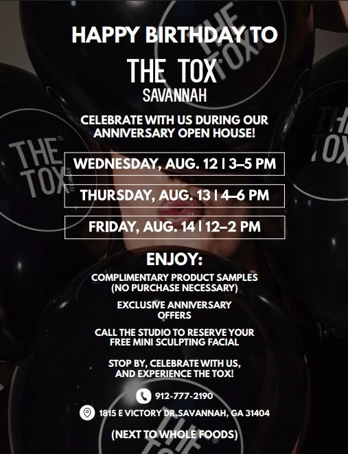 The Tox Birthday and FREE mini facials 1