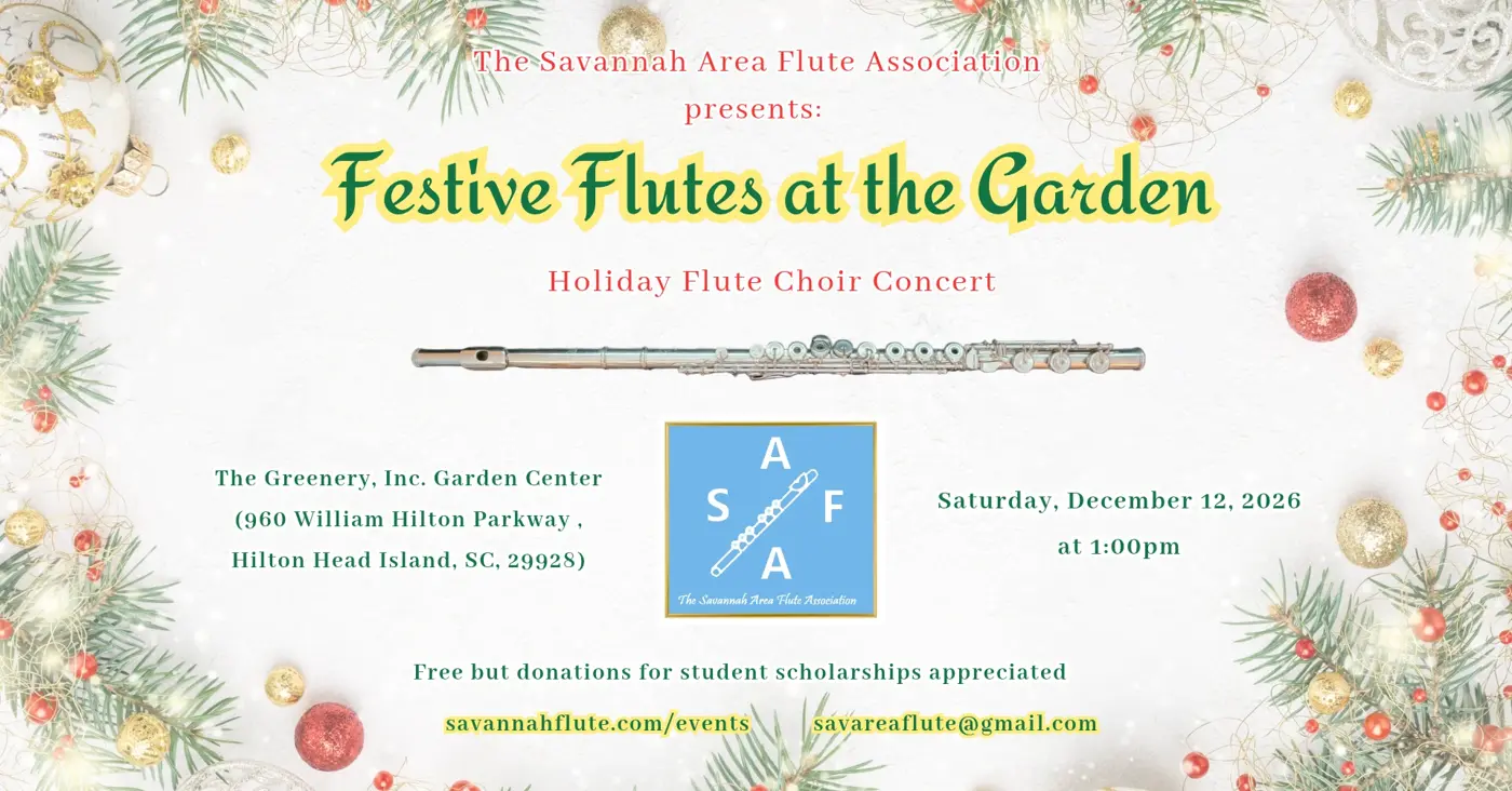 Festive Flutes at the Garden