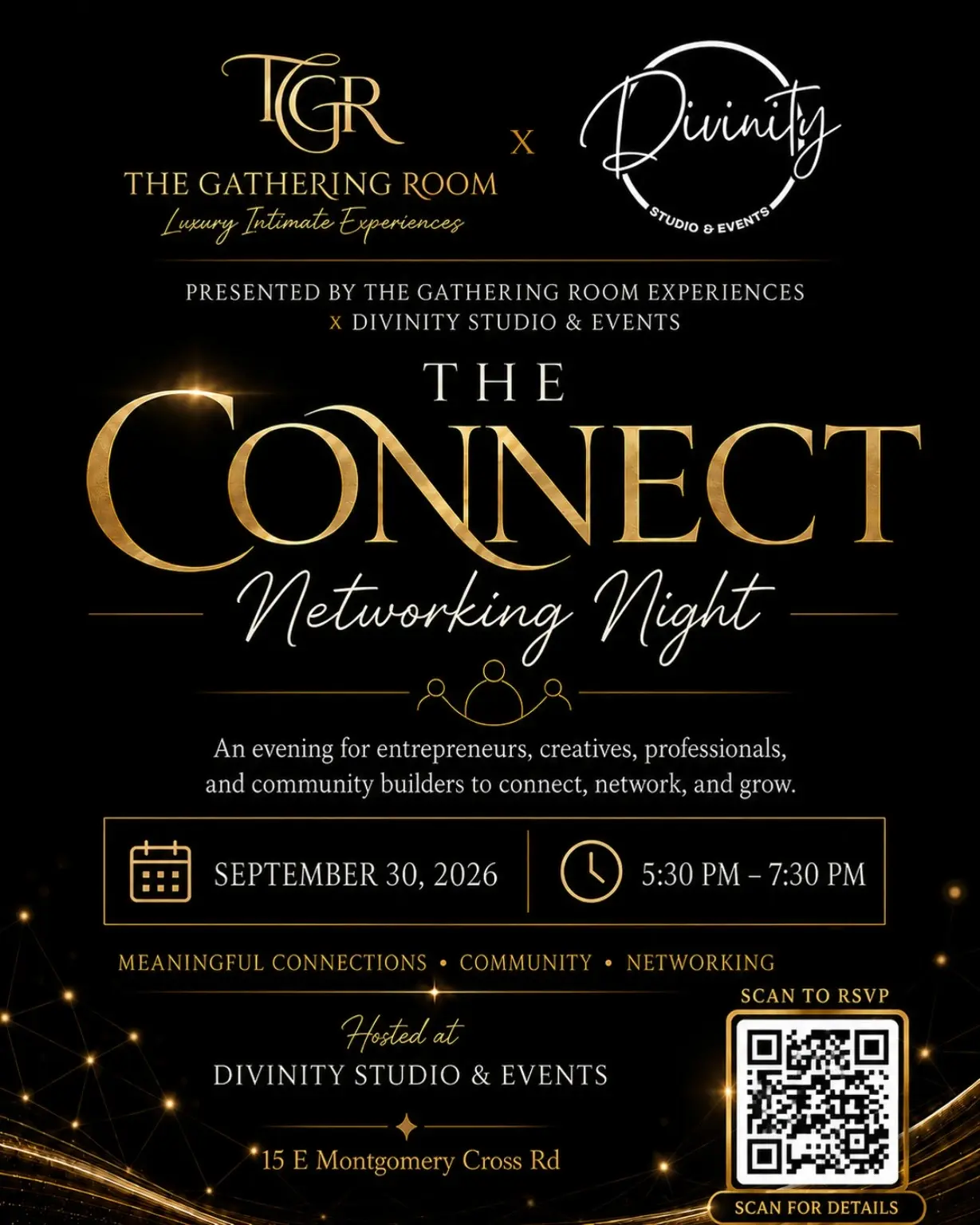 The Connect: Networking Night @ Divinity Studio & Events