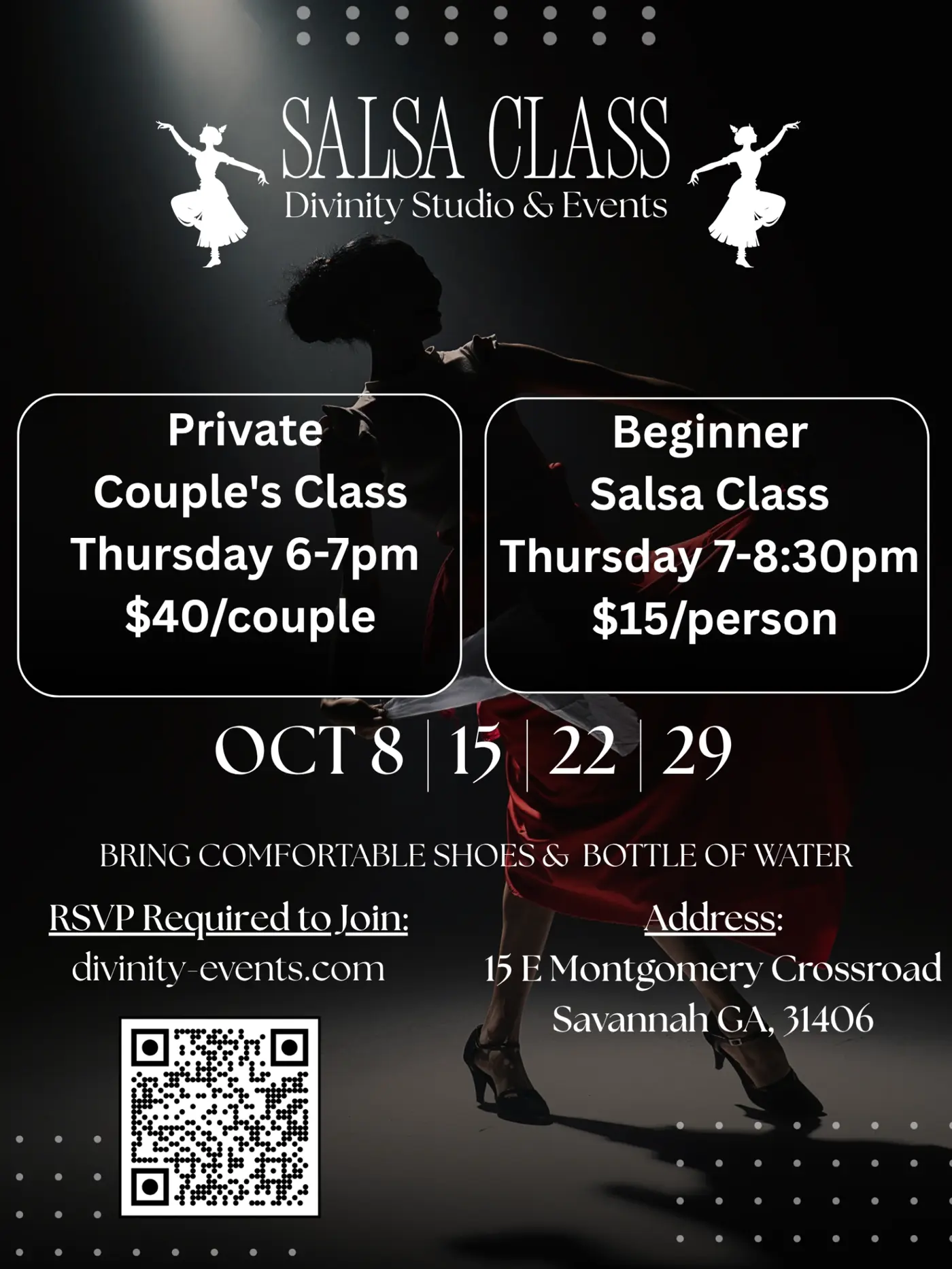 Beginner Salsa Class @ Divinity Studio & Events
