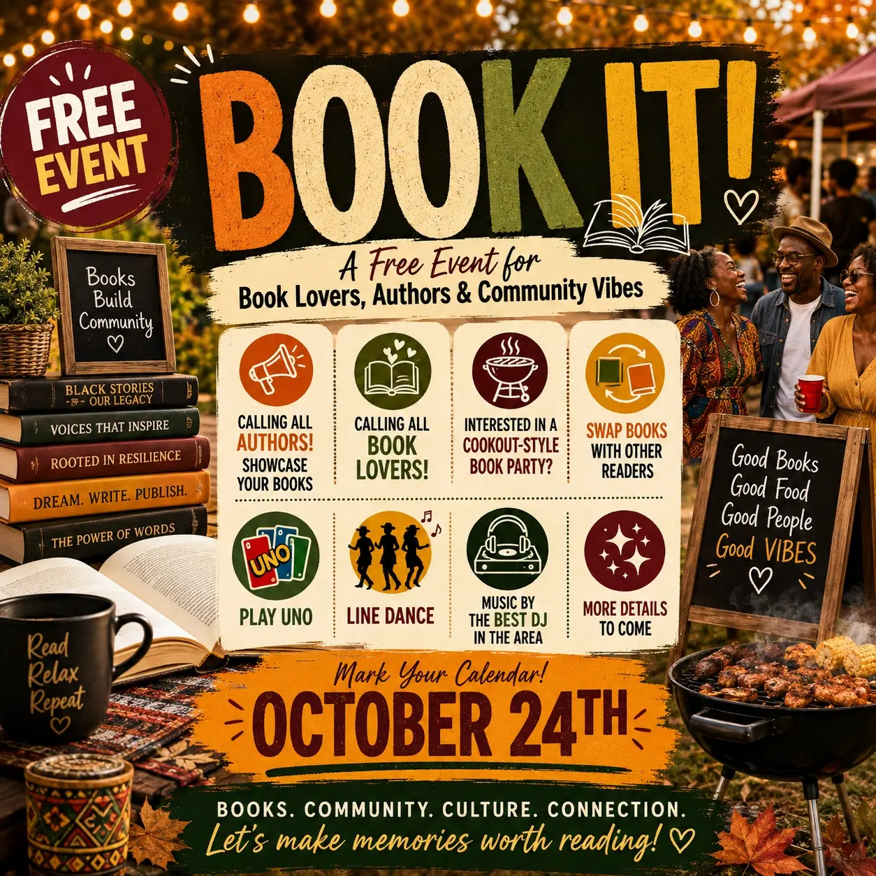 BOOK IT: Books, Community, Culture & Connection