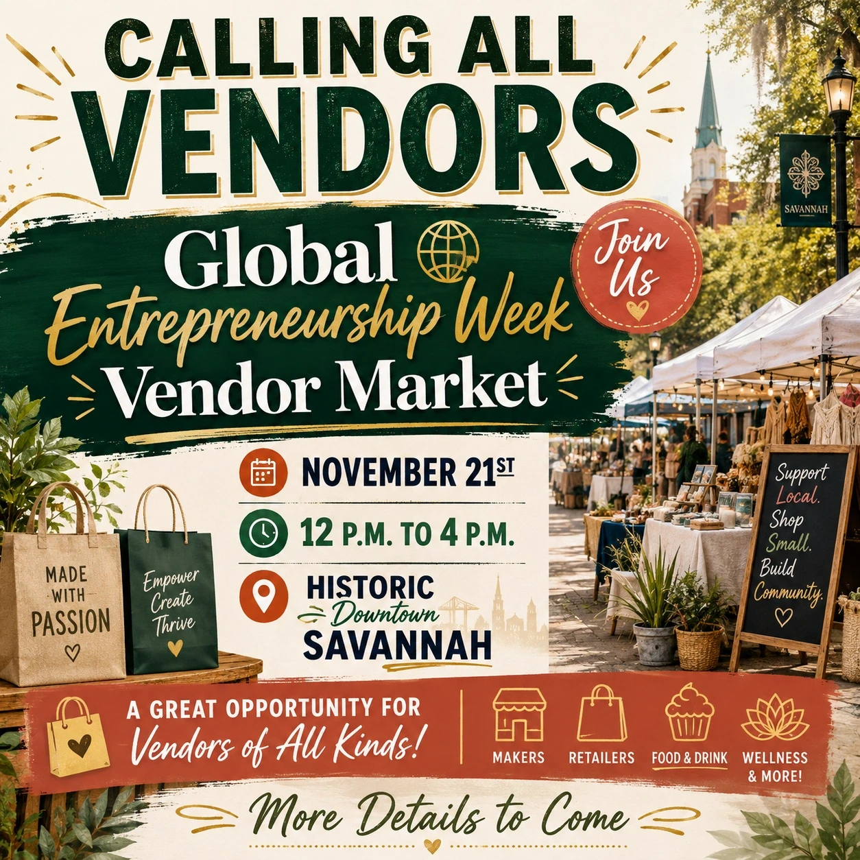Global Entrepreneurship Week Vendor Market 1