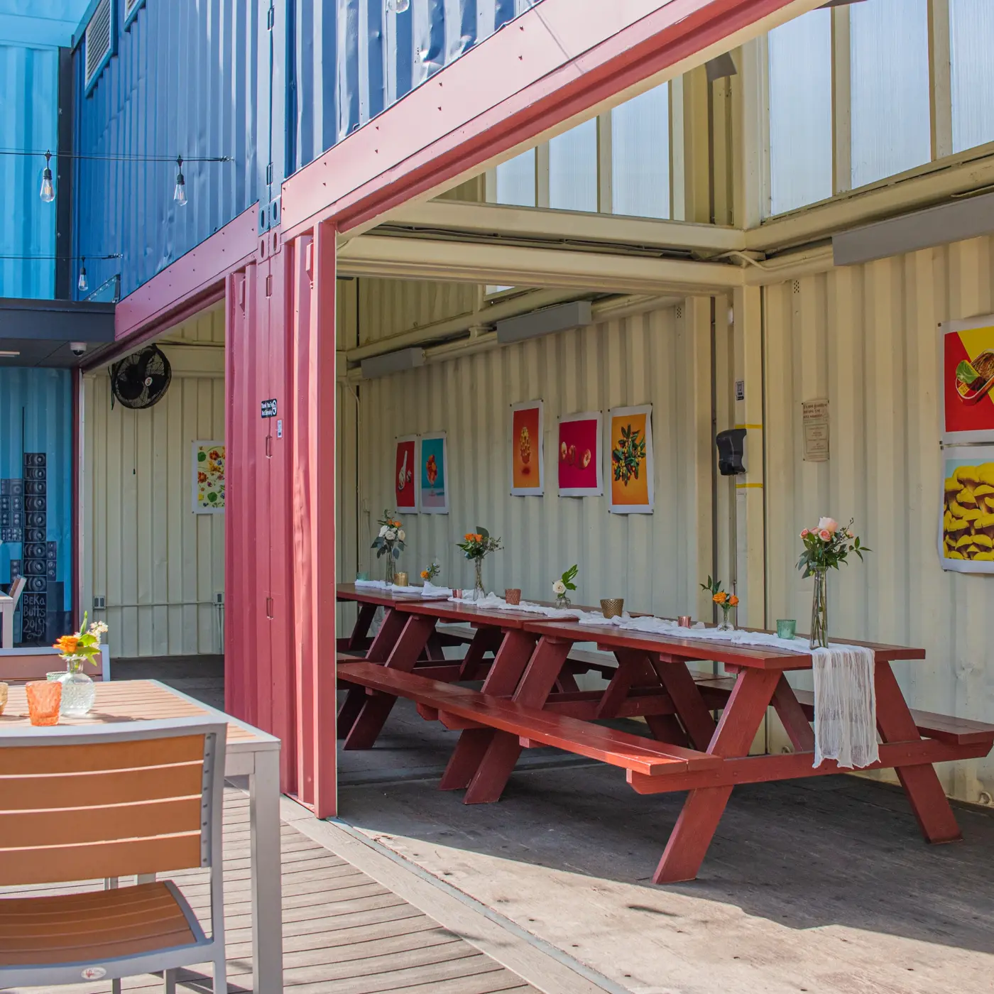 Bar Side Covered Containers