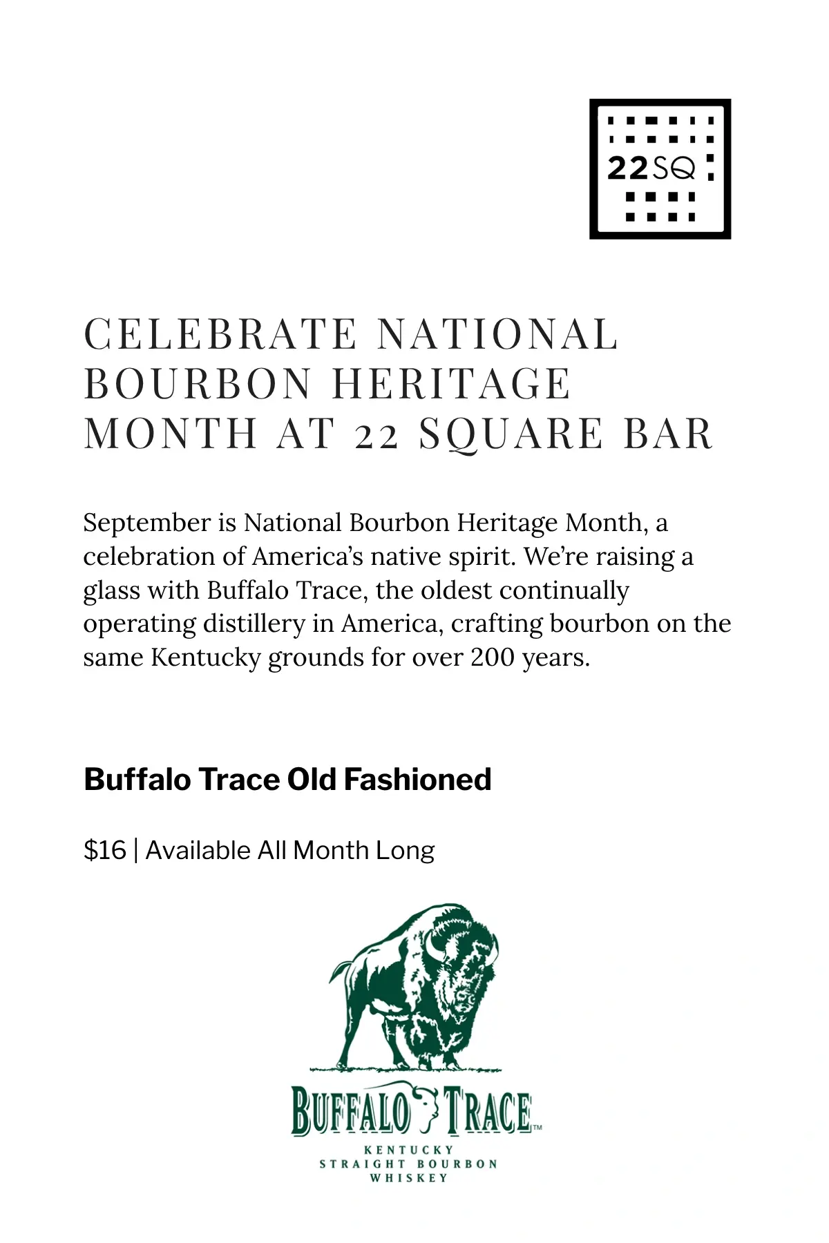 September is Bourbon Heritage Month