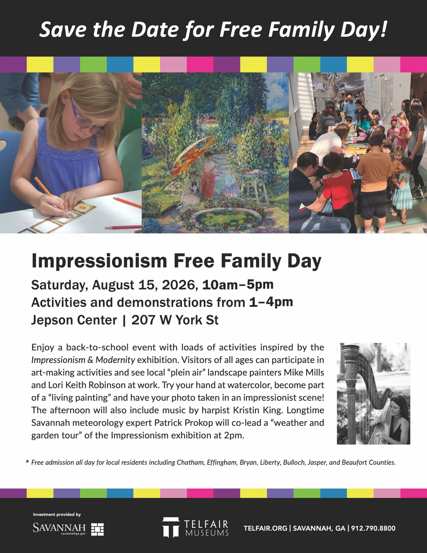 Telfair Museums Impressionism Free Family Day 1